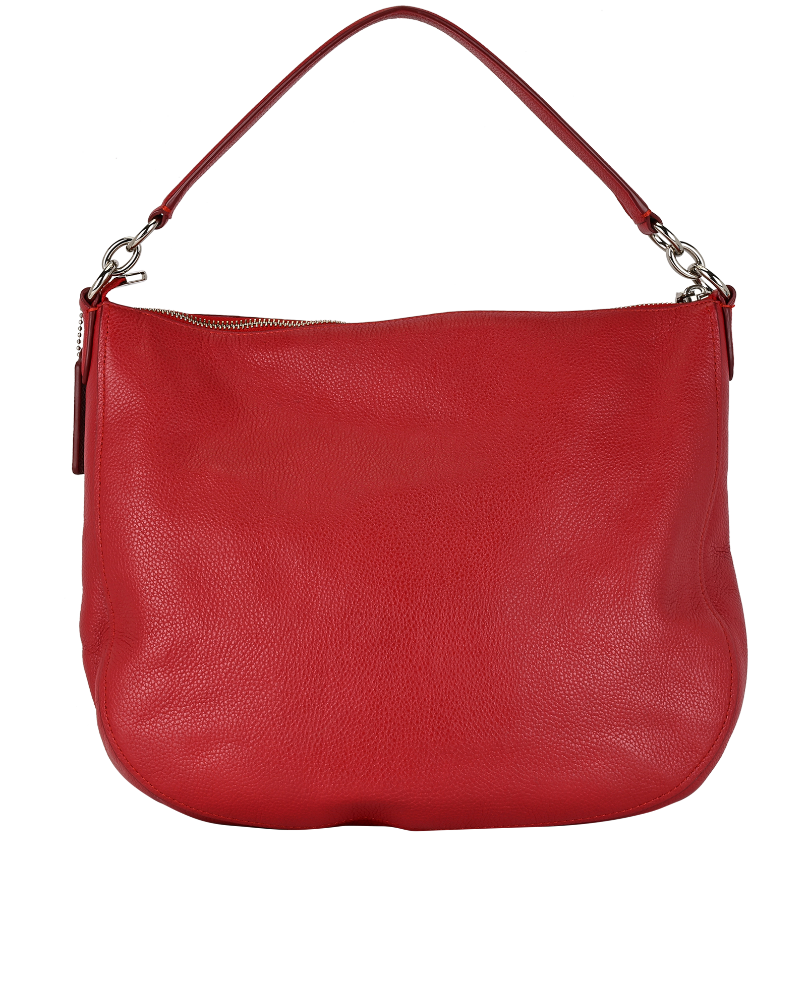 Turnlock Hobo, &pound;110, Handbags, Red, Leather, Back view